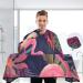 Buy Blueangle Palm Leaf Flamingo Barber Cape | Waterproof Hair Cutting Cape for Home & Salon - 55x65 Inch - Buy Online on SooperMarket.com