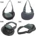 Puppy Pet Sling Carrier for Small Dogs and Cats - Breathable Mesh Papoose Pouch Tote with Adjustable Shoulder Strap - Safety Pet Bag for Daily Walking - Up to 10lbs - Black - Buy Online on SooperMarket.com