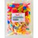 Super Sweets Premium Vegan Sweet Sour and Fizzy Jellies Assortment 1kg. A Mix of The Best Plain Fizzy and Sour Vegan Jellies