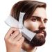 Huaxingda Beard Alignment Tool | Transparent Non-Slip Stencil & Razor - Perfect Mustache & Beard Grooming Kit - Buy Online on SooperMarket.com