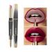 Long-lasting Lip Liner Matte Lip Pencil Waterproof Moisturizing Lipsticks Makeup Cosmetics (#04)