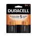 Duracell Coppertop 9V Battery 2 Count Pack 9-Volt Battery with Long-lasting Power All-Purpose Alkaline 9V Battery for Household and Office Devices 2 Count (Pack of 1)