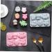 MAGICLULU 10 Pcs Baking Cake Mold Chocolate Mold Candy Chocolate Owl Soap Molds Silicone Mold Silicone Soap Animal Cookie Silicone Baking Mold Owl Candy Molds to Bake Silica Gel Tool 19.9x13.8cmx5pcs Pinkx5pcs - Buy Online on SooperMarket.com