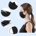 Trasign Black Disposable Face Masks - 100 Pcs | 3-Ply Earloop Mouth Cover | Breathable & Comfortable - Buy Online on SooperMarket.com