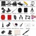 BMUUPY GoPro Hero 8 Black Accessories Kit - Waterproof Housing Case, Filter, Lens Screen, Chest Strap, Bike & Car Mount Set - Buy Online on SooperMarket.com