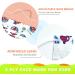 Kids Disposable Face Masks 50PCs 3-Ply with Adjustable Nose Clip - Easter Gift - Black (Non-Medical) - Buy Online on SooperMarket.com