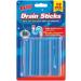 Drain and Plug Unblocker Effectively Removes Blockages Liquid Cleaner for Blocked Drain Pipes in Sinks or Shower Traps -2 x 350ml & 12 Pack Drain Sticks - Buy Online on SooperMarket.com