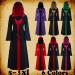 Bilqis Plus Size Green Gothic Medieval Witch Costume with Strappy Cloak Hoodies - XXL - Buy Online on SooperMarket.com
