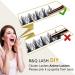 72 D-Curl B&Q Lash Clusters for DIY Natural Eyelash Extensions | Soft Fluffy D-MIX B 40 Clusters | UK-FD-B40-D-MIX - Buy Online on SooperMarket.com