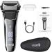 Buy Electric Shaver for Men - Rechargeable Foil Razor with Beard Trimmer LED Display Travel Lock & USB-C Charging - Perfect for Wet/Dry Shaving - Buy Online on SooperMarket.com