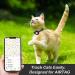Reflective Airtag Cat Collar with Bell - Adjustable 17.8-30.5 cm - Safety Buckle for Cats - GetaWay Solids in Red & Monochrome - Buy Online on SooperMarket.com