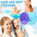 Lallisa 30-Piece Silicone Face Scrubber Set for Baby | Gentle Cradle Cap Brush for Facial Cleansing, Exfoliation, and Massage | Ideal for Dry Skin, Eczema - Buy Online on SooperMarket.com