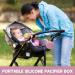 Virtcoy Silicone Loosteretui - Versatile Pink/Violet Storage Case for Pacifiers Keys Lip Balm & More | Ideal Travel Accessory - Buy Online on SooperMarket.com