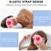 Adjustable Plush Heart Eye Mask for Daytime Naps, Travel, and Valentine's Day | Soft Blindfold for Deep Sleep and Relaxation - Buy Online on SooperMarket.com