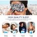 Haskirky Light Blocking Eye Mask | Breathable & Adjustable for Men and Women | Ideal for Travel, Yoga, Meditation, and Office | Deep Sleep Grey Mask - Buy Online on SooperMarket.com