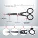 STONLI 4.5 Beard & Moustache Scissors - Stainless Steel Trimming Scissors for Nose, Eyebrows & Ear Hair (Black) - Buy Online on SooperMarket.com