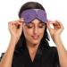 Haskirky Light Blocking Eye Mask - Breathable & Adjustable for Adults | Ideal for Travel, Yoga & Meditation - Purple Mandala Design - Buy Online on SooperMarket.com