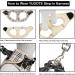YUDOTE Plaid Step-In Dog Harness and Lead Set for Small Dogs and Cats - Beige, Size S | Front Clip Vest Harness UK Style - Buy Online on SooperMarket.com