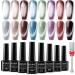 MIZHSE Holographic Glitter Cat Eye Gel Nail Polish Set 8 Colors Red Cat Eye Gel Nail Polish Kit Magnetic Nail Polish Sets with Magnet Soak Off Led Gel Nail Polish Nail Art Gel Manicure Salon DIY Gifts 308 - Buy Online on SooperMarket.com