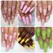 12Pcs Gel Nail Polish Set - Candy Colors Series, Long Lasting DIY Kit for Women - Yellow, Orange, Blue, Green, Pink, Purple - Buy Online on SooperMarket.com