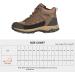 FREE SOLDIER Men's Waterproof Hiking Boots - Lightweight & Breathable Ankle Boots for Trekking - Black/Brown, Size 12 - Buy Online on SooperMarket.com