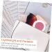 PACKOVE Makeup Case 8pcs Box Empty Eye Shadow Box Sheer Lipstick Empty Eyeshadow Organizer Makeup Tool Round Travel Sample Jars White 4x3.8cm - Buy Online on SooperMarket.com