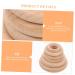 Eringogo 12 PC Wooden Rings - Natural Wood Baby Teething Accessories | Unfinished Beech Circle Rings for Infants - Buy Online on SooperMarket.com