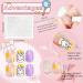 Kalolary 144 PCs Unicorn Pattern Children's Press-On Nails Set | Short Full Cover Artificial Fingernails with Nail Glue Sticker - Perfect Gift for Kids - Buy Online on SooperMarket.com