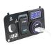 10L0L Golf Cart Integrated 3-in-1 Panel: Fast Charger, USB Charger, Voltmeter | Fits EZGO TXT PDS Models - Buy Online on SooperMarket.com