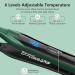 SHOW 3/10 inch Small Flat Iron for Short Hair - Ceramic Tourmaline Mini Hair Straightener - Dual Voltage - Adjustable Temperature - Auto Shut Off - Green - Buy Online on SooperMarket.com