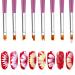 MWOOT 8-piece nail brush set gel nail art pen liner nail polish nail design kit nail art brush ombre gradient nail art brush