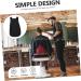 minkissy Barber Apron Work Dress Barber Uniform Vest Double Back Hairdressing Tool Polyester - Buy Online on SooperMarket.com