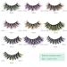 HOSAILY 5D Colored Lashes - 10 Pairs Wispy False Eyelashes Set, Natural Fluffy & Dramatic Tail Effect, 10 Colors Mixed - 1oz Pack - Buy Online on SooperMarket.com