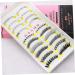 minkissy 10 Pairs Cross Eyelashes Fake Lashes Natural Eyelashes False Eyelash Fake Eyelash Nude Makeup - Buy Online on SooperMarket.com