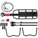Voilamart Rear Bike Rack - Adjustable Aluminum Alloy Cargo Rack | 120 lbs Capacity | Easy Install - Buy Online on SooperMarket.com