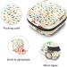 Cute Dinosaurs Pattern Menstrual Cup Pouch - Portable Period Bag for Women - Multi-colored - 1Pcs - Buy Online on SooperMarket.com