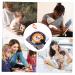 Ibasenice 4-Piece Fabric Book Set | Soft Black & White Learning Toys for Babies & Toddlers | Peach Skin Baby Books - Buy Online on SooperMarket.com