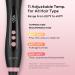 Prizm Pro Clamp Curling Iron Set 5 Interchangeable Barrels 11 Adjustable Temp Dual Voltage Rose Pink Perfect for Travel & Beautiful Curls - Buy Online on SooperMarket.com