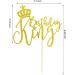 Arthsdite King Birthday Cake Topper Boy Prince 1st 2nd 3rd 10th 13th 18th 21st 30th 40th 50th Birthday Cake Topper/Gender Reveal Party Decorations - Gold Glitter - Buy Online on SooperMarket.com