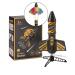 Sainsmart Jr. Rakete toys-motorized rocket with parachute starting up to 61 meters outdoor toys for children aged 8 12 years (black)