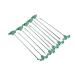 SE Heavy-Duty Metal Tent Pegs Stake Set (10-Pack) - 9NRC10