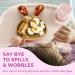 Nohla Baby Weaning Suction Plate - Billie the Bunny - Cherry - 100% Bamboo & FDA Silicone - Spill-Proof Base - BPA-Free - Ideal for 6 Months - Buy Online on SooperMarket.com