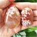 Natural Crystal Rough Crystals Natural Stone Cherry Blossom Agate Crystal Palm Ornaments Home Room Decor Spiritual Reiki Crystals (Color : 100-110g) - Buy Online on SooperMarket.com