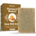 Cactus Honey & Oats Goat's Milk Soap Bar 4 oz – Natural Bar Soap for Women, Men, Kids, Itchy Skin, Eczema, Psoriasis, Rash, Sunburn Skincare – Calming Colloidal Oatmeal Face Cleanser & Body Wash