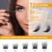 DIY Individual Eyelashes - 72 PCs Wispy & Fluffy Reusable for Beginners | B21 D-16mm Eyelash Extensions at Home - Buy Online on SooperMarket.com