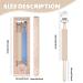 Pacifier Clip for Boys Girls - MORIBOX Silicone Paci Clip with Teething Relief - 2 Pack (P-Beige&Blue) - Buy Online on SooperMarket.com