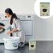Premium Laundry Detergents Storage Bin | Airtight Lid & Handles | Organize Laundry Powders & Beads - Buy Online on SooperMarket.com