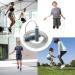 1LB Weighted Jump Rope with Adjustable Length - Professional Skipping Rope for Cardio Boxing Endurance Training - Gray - Buy Online on SooperMarket.com