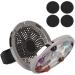 Stainless Steel Car Diffuser Vent Clip with 4 Pads for Aromatherapy Air Freshener for Stress Relief Great Gift Simple to Use Wide Range of Uses - Buy Online on SooperMarket.com