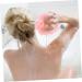 Housoutil 3 Sets Bath Sponge Set - Exfoliating Towel & Shower Pouf for Deep Cleaning - Buy Bathing Accessories Online - Rayon Pink - Buy Online on SooperMarket.com